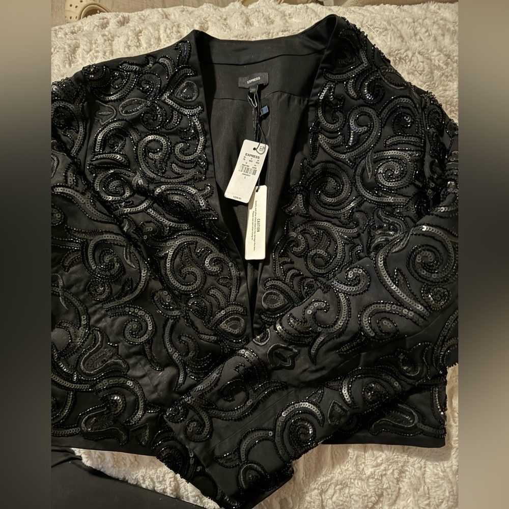 Express Sequin blazer